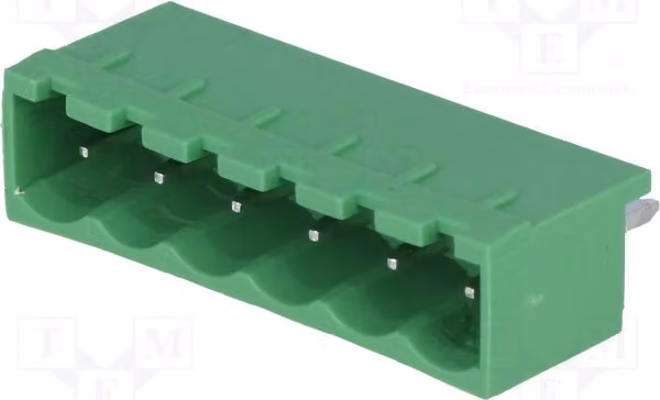 1 x Profilo di chiusura disattivabile, connettore da 5 mm, connettore dritto, lunghezza: 6 metri, connettore maschio 2EDGVC-5.0-06P-14-00AH