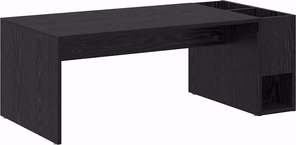 Tavolino da salotto Rovere Nero 101,5 x 50 x 37 cm