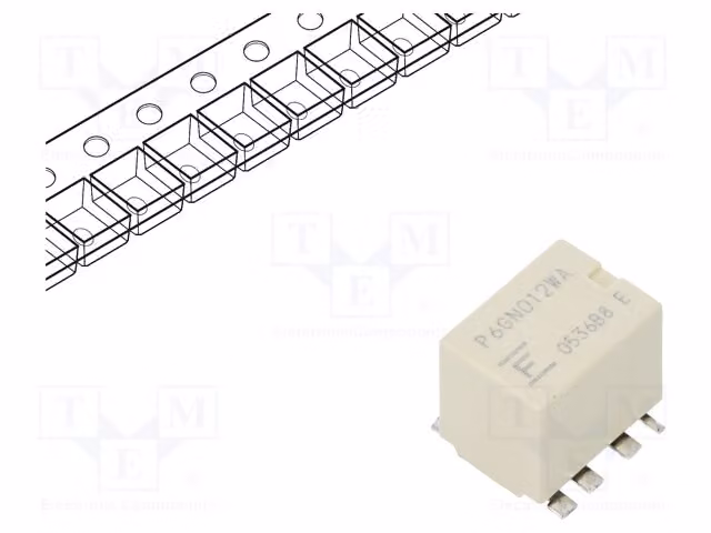 1 relè: elettromagnetico, 25A/14VDC. Bobina: 12VDC, 25A. Modello: FTR-P6GN012WA. Elettrico