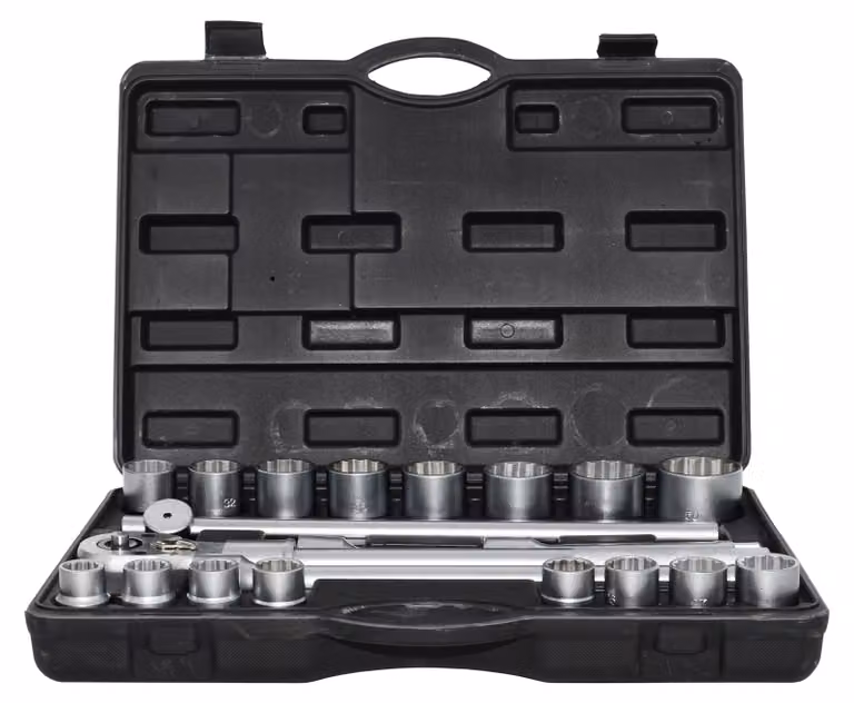 Set di chiavi a bussola esagonali Awtools, 21 pezzi, 3/4"