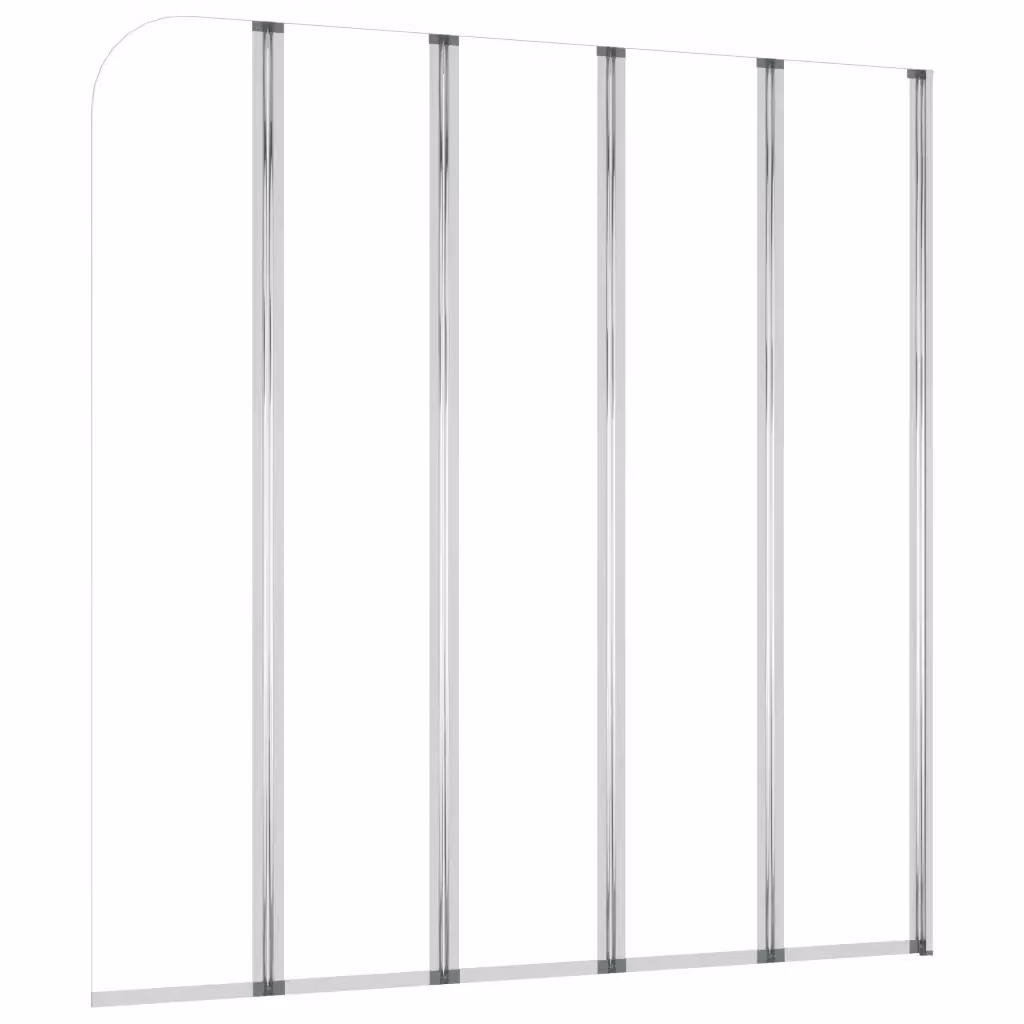 Cabina doccia angolare rettangolare vidaXL in vetro temperato trasparente L/P: 120 x 140 cm – 2
