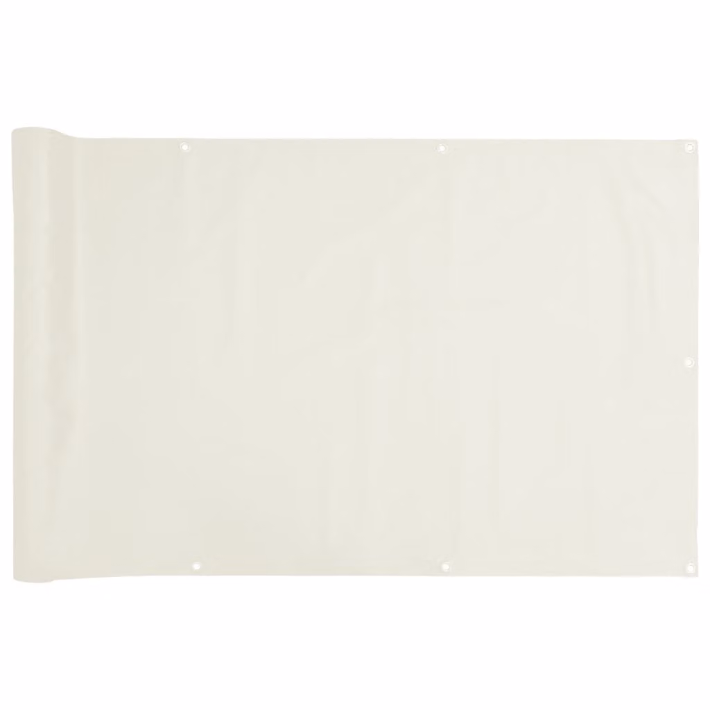 Paravento da Balcone Bianco 700x120 cm in PVC