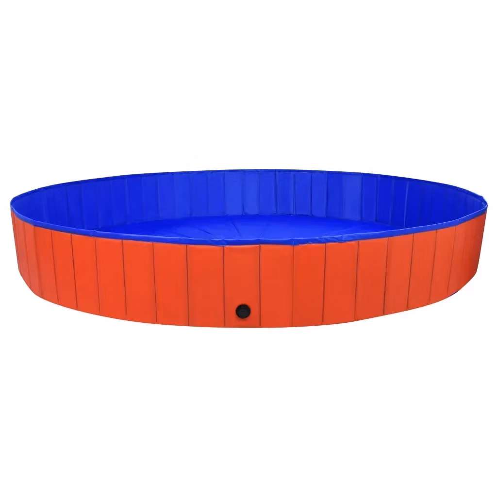 Piscina pieghevole per cani in PVC rossa DESIGN IN 300x40 cm CFW7255587 – 2
