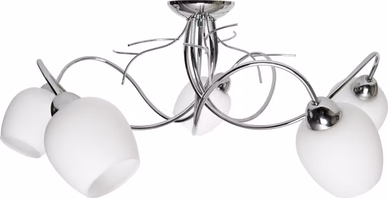 Lampada a sospensione moderna, lampada da soffitto, lampadario cromato, plafoniera – Lampada a sospensione a LED di design per il soggiorno