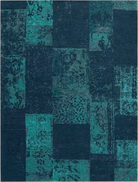 Tappeto a trama piatta Marbella turchese L: 150 cm, P: 80 cm – 1
