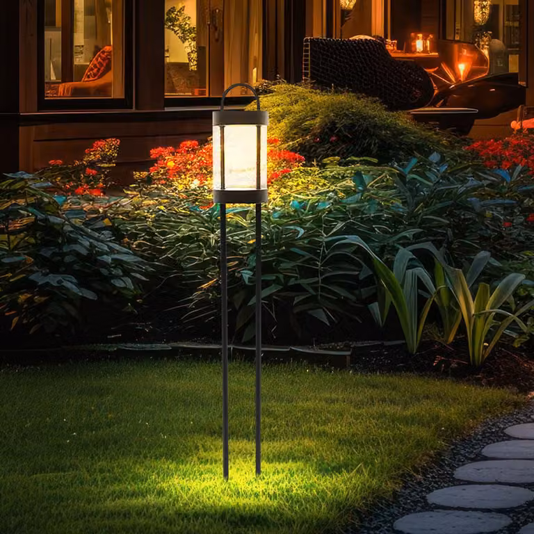 NOWA luce da esterno in metallo nero, LED