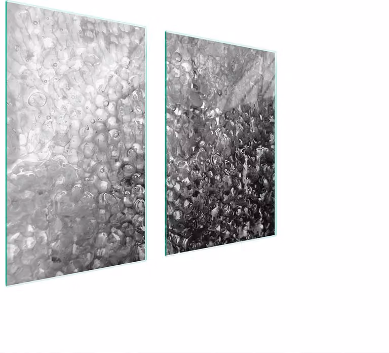 Pannello Di Protezione In Vetro Per Cucina 65X52 Gocce
