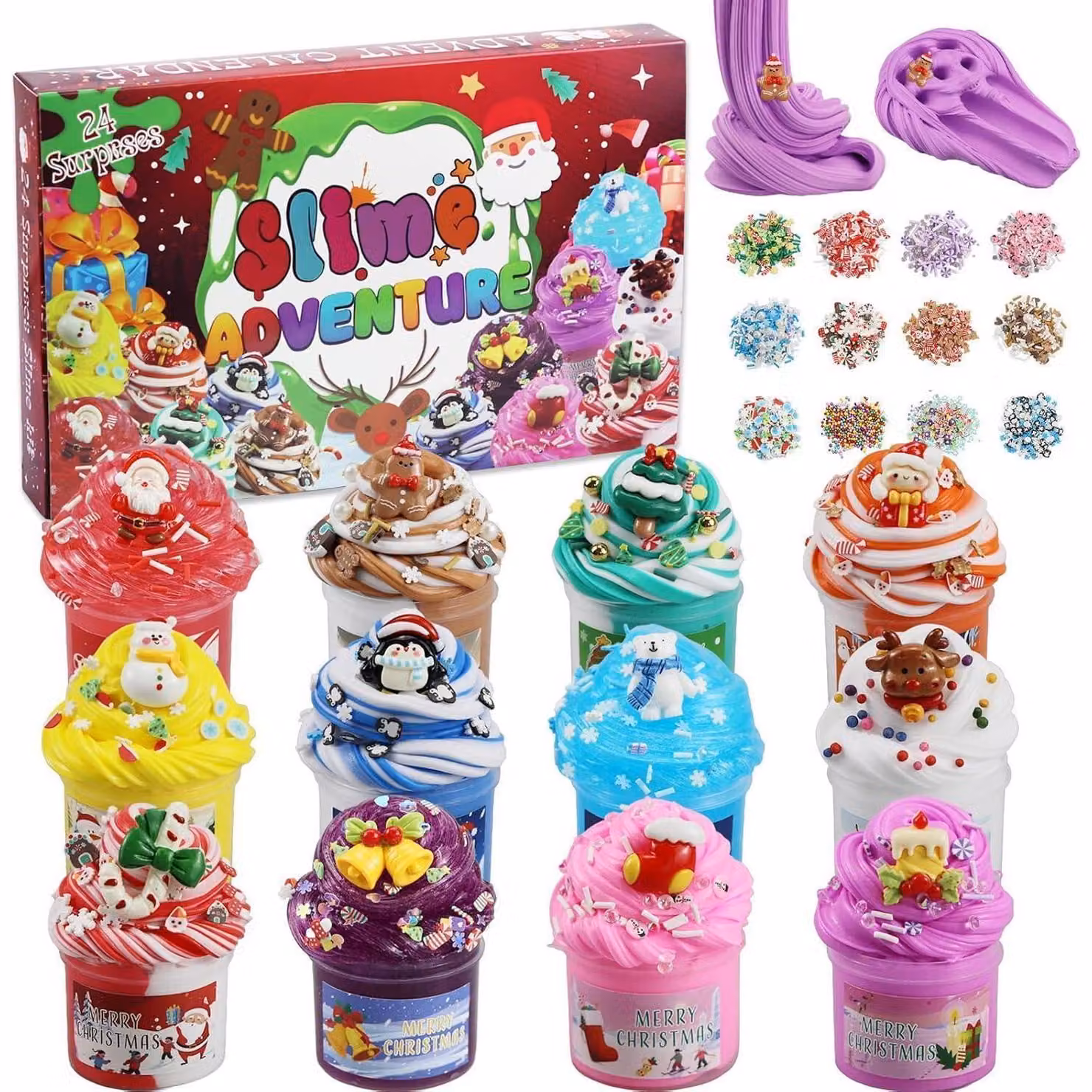 Calendario dell'Avvento 2025. Set creativo con 24 sorprese per bambini. Include materiale per realizzare lavoretti