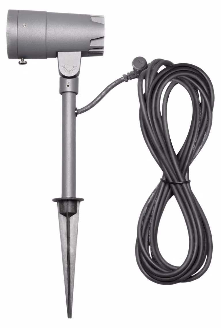 Konstsmide Andria LED 12V, faretto da terra orientabile e regolabile, 3000K, 210 lm, 1x3W, 12V/240V, alluminio/vetro acrilico, 7475-370
