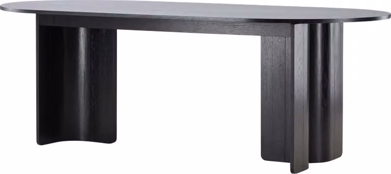 Tavolo da pranzo FURNLUX Tyreso Black 100cm / Hauptfarbe: Schwarz / Dimensioni: 100 x 220 x 75 cm