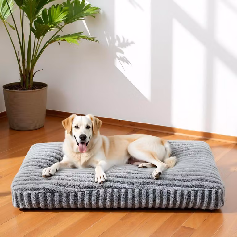 Cuccia per cani, taglia XL, grigia, lavabile, con rivestimento removibile, morbida e antiscivolo, dimensioni 107x69x10 cm