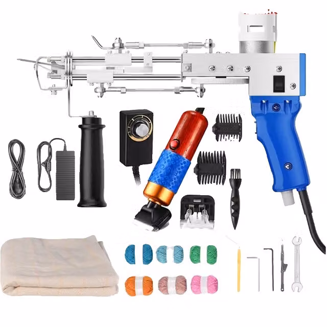 Pistola elettrica per tufting, funzionalità versatile, efficienza migliorata, EU 220V con trimmer
