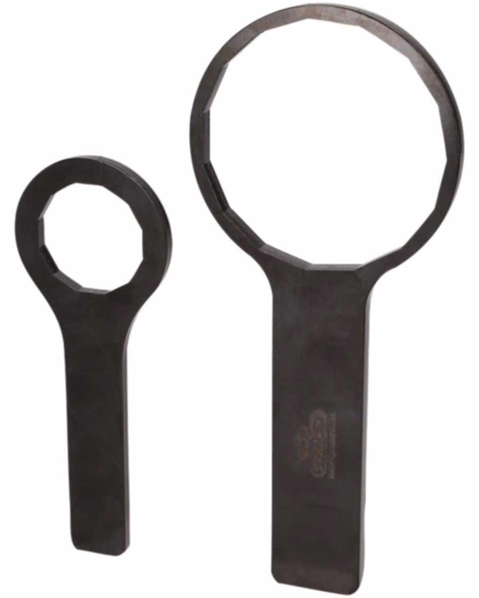 KS Tools Set di chiavi per filtri dell'olio da 1/2 pollice per Mitsubishi, D. 86/41 mm / 15/12 piatti, 2 pz