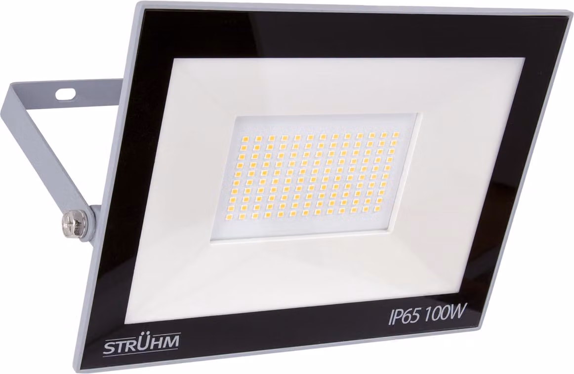 Applique LED per esterni vetro alluminio IP65 luce bianca neutra 4200 K 8280 lm larghezza 26,9 cm grigio bianco angolare