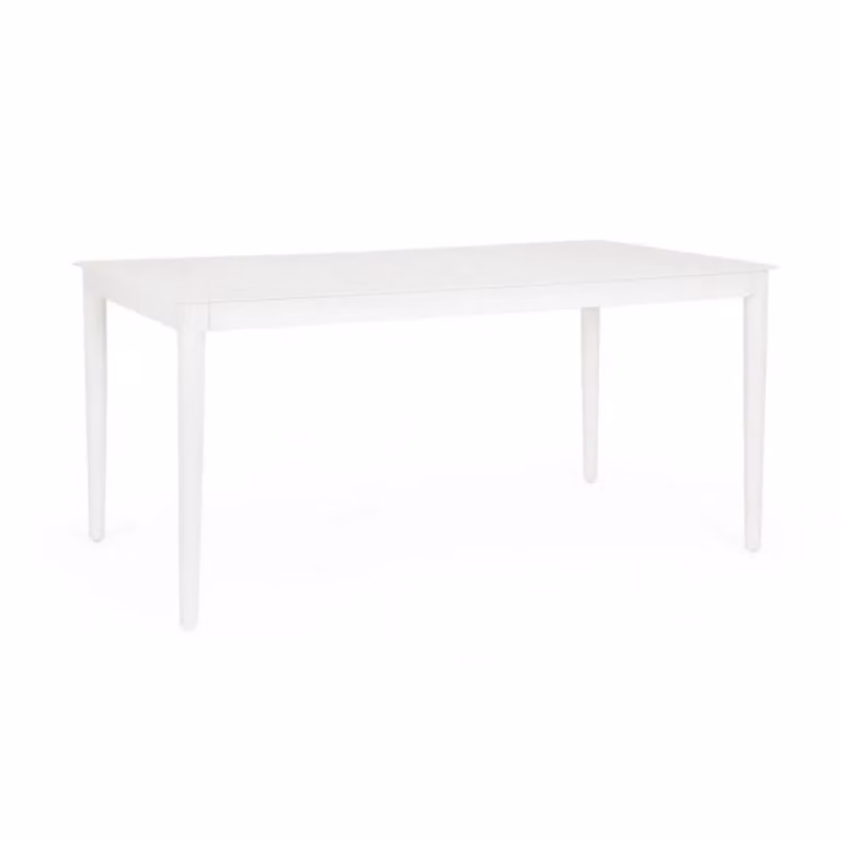 Tavolo fisso NEBULA in alluminio bianco 160×90 cm