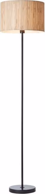 Lampada da terra Japandi Longshore erba marina E27 Endon
