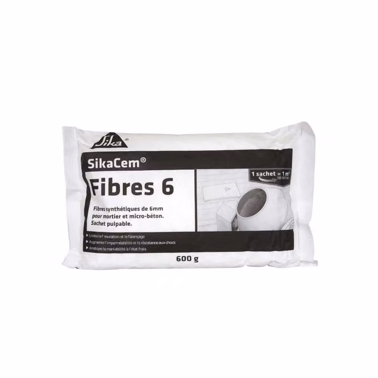 SIKA SikaCem Fiber 6 Fibre strutturali microsintetiche - 600 g
