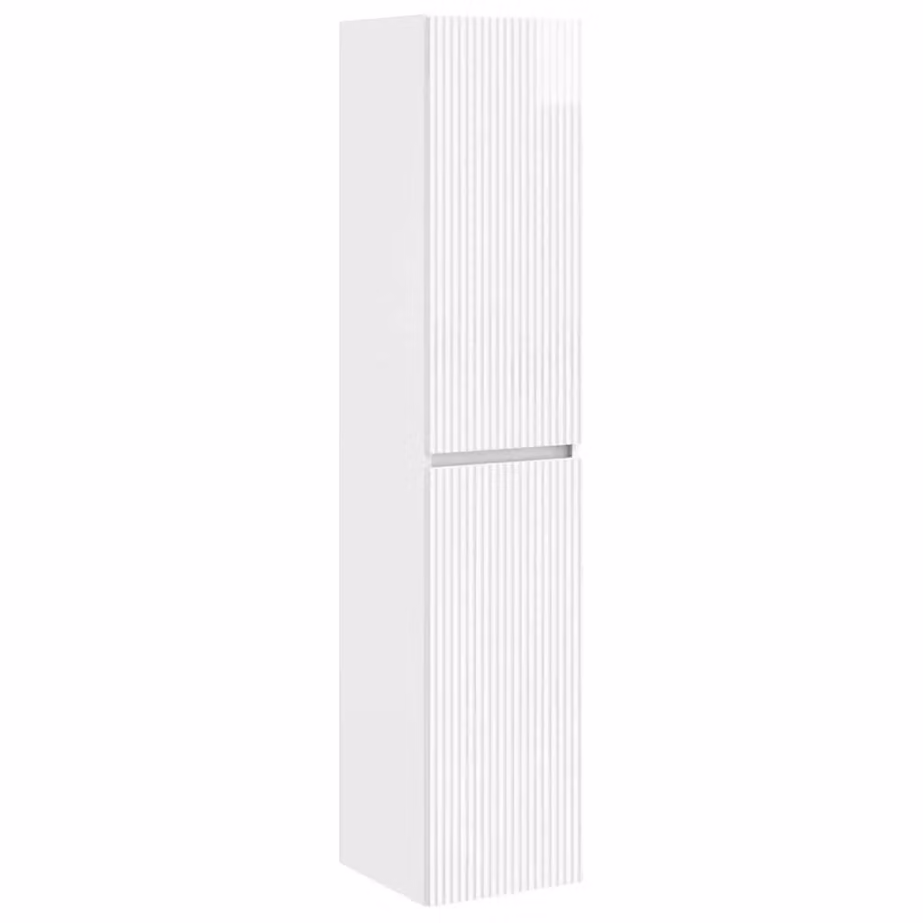 Mobiletto da bagno sospeso vidaXL bianco lucido L: 33 cm, P: 34,5 cm, H: 160 cm – 2