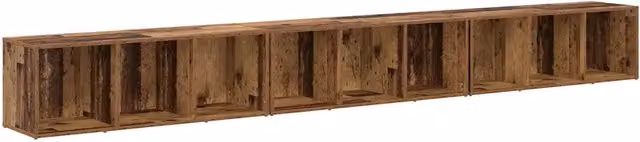 Set mobile TV 3 pz | Armadietto TV | Mobile Porta TV Legno vecchio 37 x 35 x 107 cm