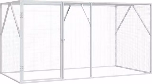 Gabbia per uccelli Argento 208 x 102 x 108 cm 4100925