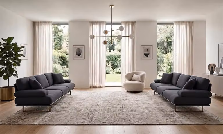 Sofa Set Sessel Modern Edel Luxus Wohnzimmer Garnitur