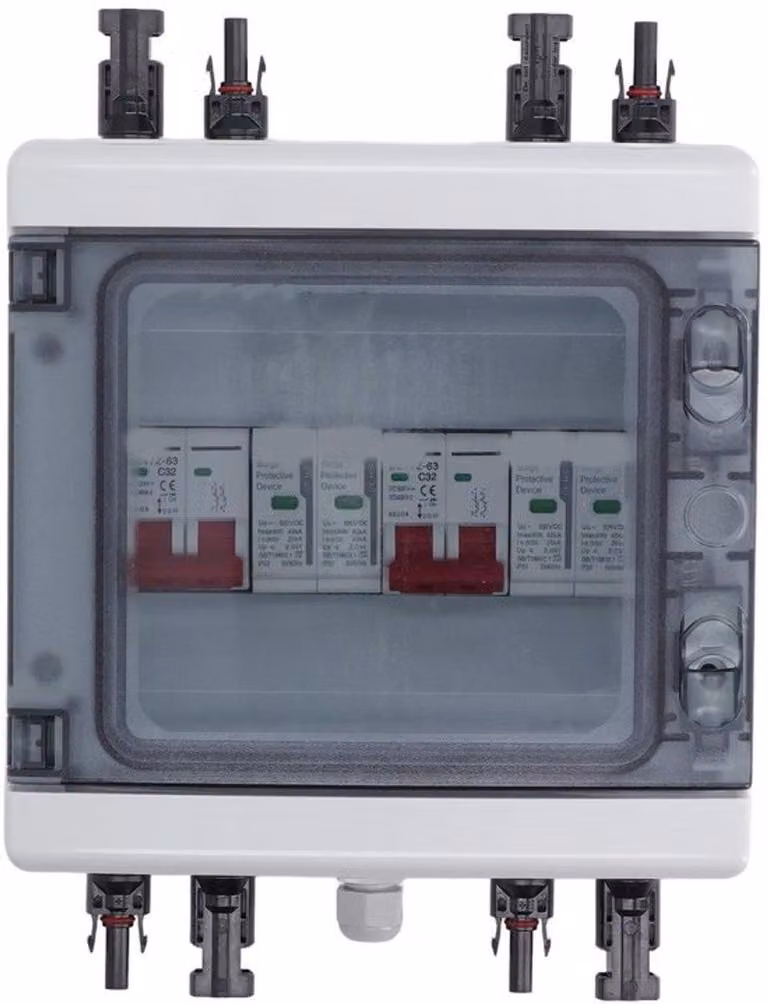 DC500V - Protezione da sovratensione - Impermeabile - 32A - Ideale per impianti solari - Interruttore con sezionatore