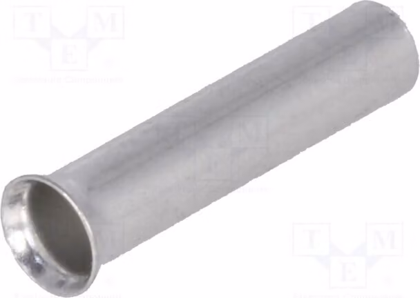 50 connettori a crimpare in rame non isolati, sezione 2,5 mm², lunghezza 12 mm, stagnati, modello TUL-NI-02512, marca Bootlace
