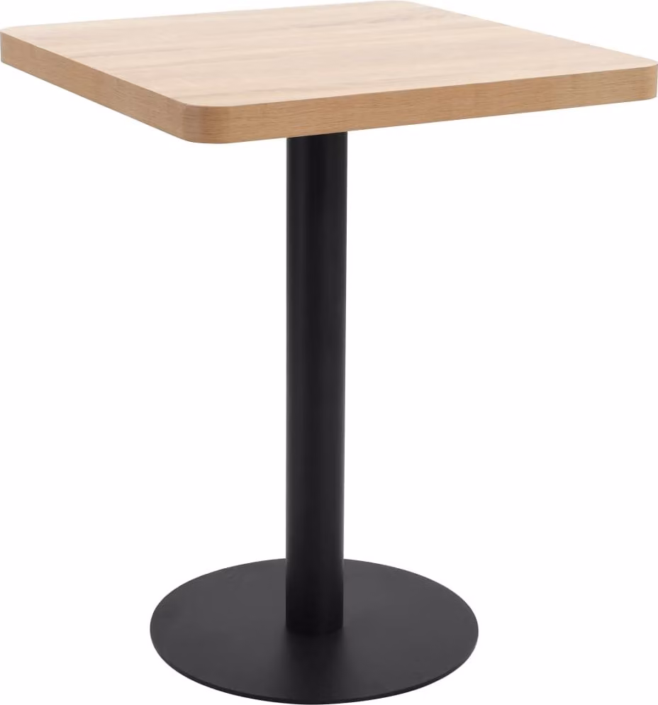 Maison Exclusive - Tavolino da bistrot marrone chiaro 60x60 cm in MDF