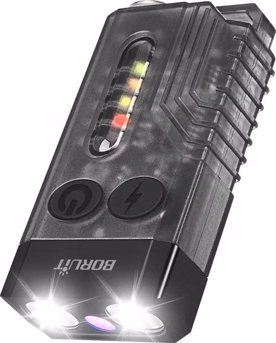 Potente mini torcia ricaricabile da 1000 lumen con funzione UV