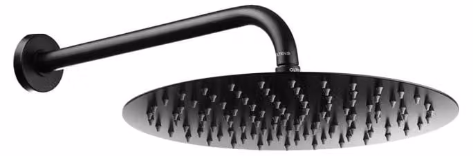 OLTENS, doccia a pioggia rotonda, diametro circa 30 cm, con supporto a parete