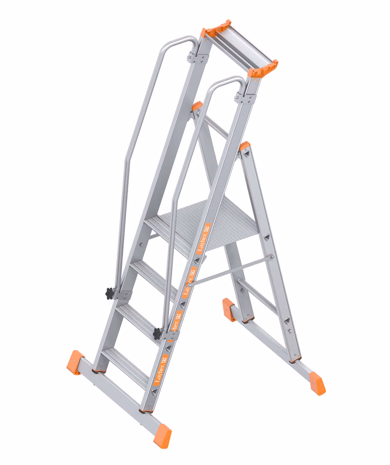 Layher Plattformleiter Topic 1074 4 Stufen