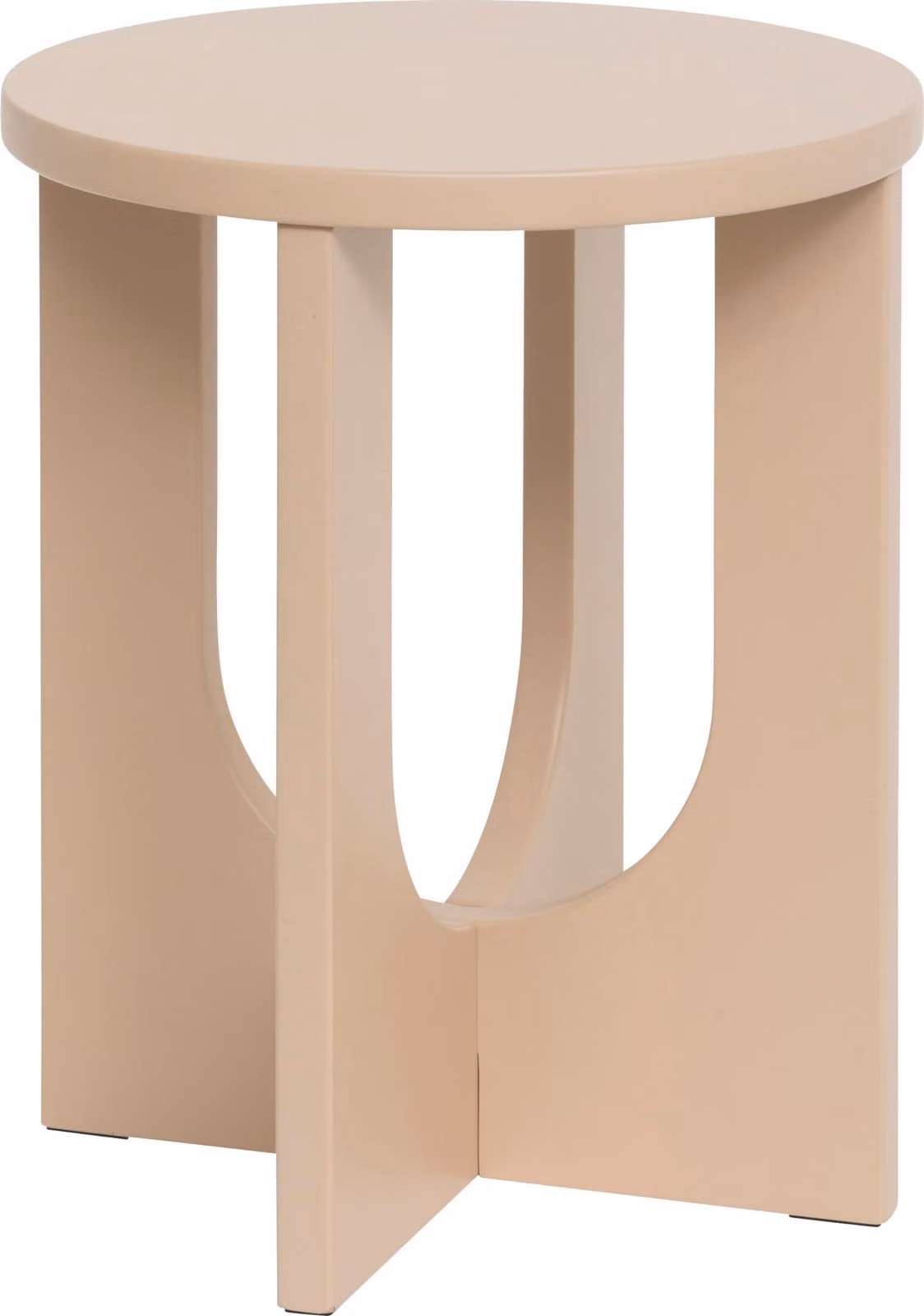 Tavolino "bloom" marrone nocciola 50,540 x 40 cm - Atmosphera, arredamento d'interni