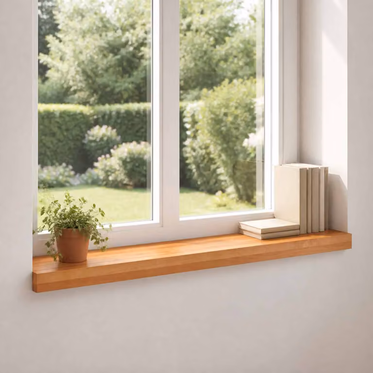 Set di 2 soglie per finestre vidaXL in legno marrone, L 70 x P 15 x H 2 cm