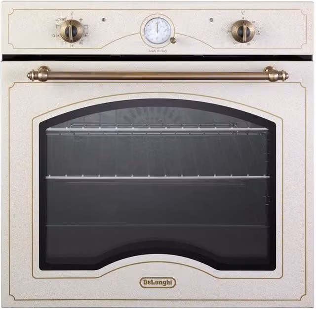 Forno da incasso elettrico multifunzione De'Longhi Classe A con funzione idrolitica, capacità 74 L, colore beige, L 59,5 x P 54,5 x H 60 cm