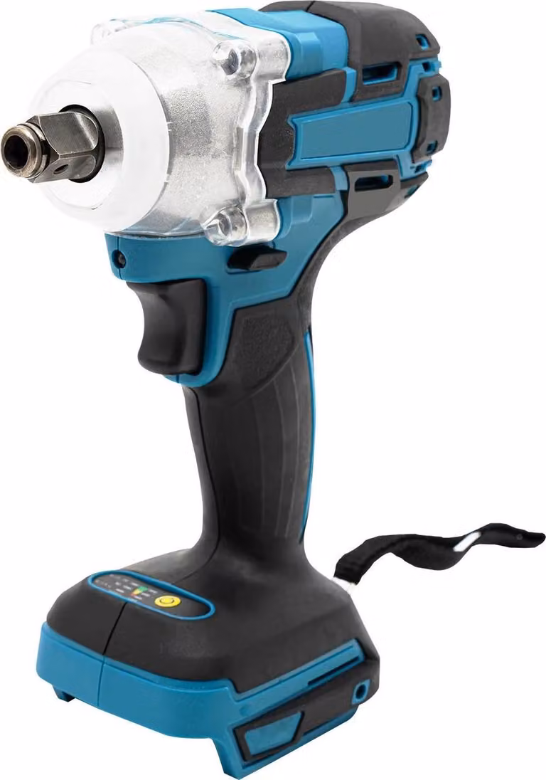 Avvitatore a batteria - Senza spazzole - Coppia 320 Nm - Luce LED - Velocità continua - Set di chiavi a bussola 6 pezzi - Senza batteria