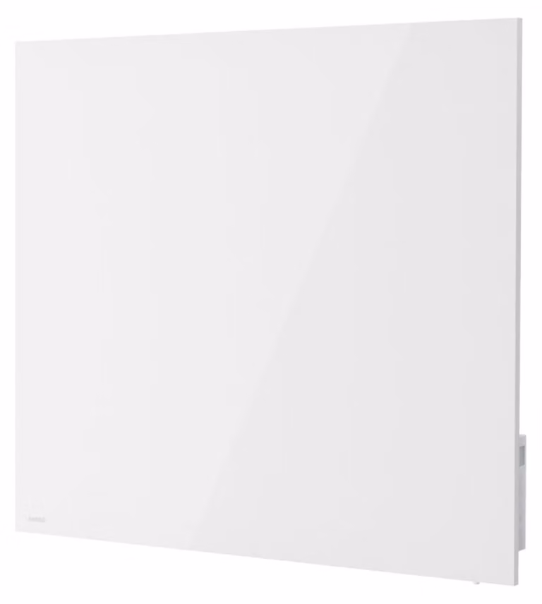 Pannello riscaldante a infrarossi da 400 W - Vetro bianco - A basso consumo energetico - Elettrico - Adatto per soggiorno e bagno
