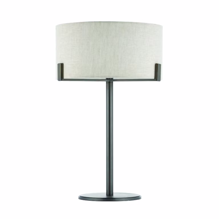 Lampada da tavolo Hayfield | 1 lampadina | 60 W E27 | Metallo/tessuto