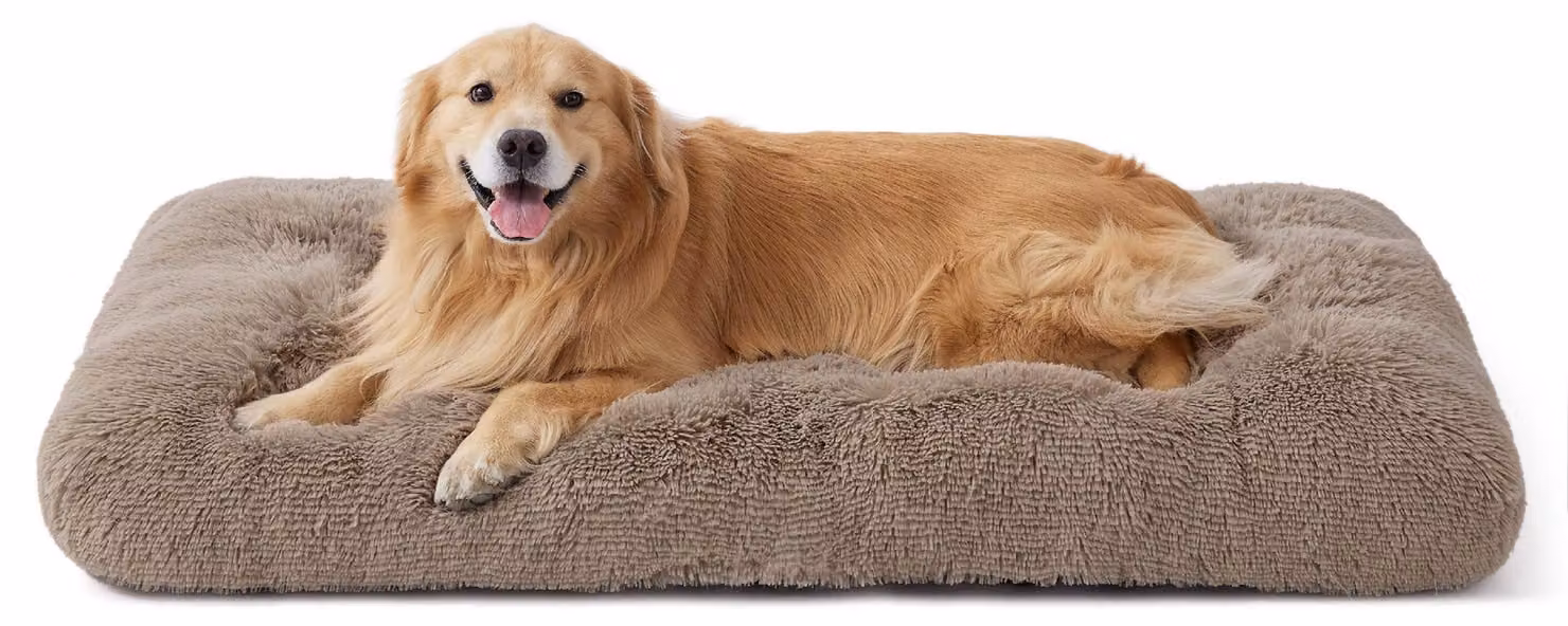 Materassi per letti per cani di grandi dimensioni, con base antiscivolo, ideali per cani di grossa taglia
