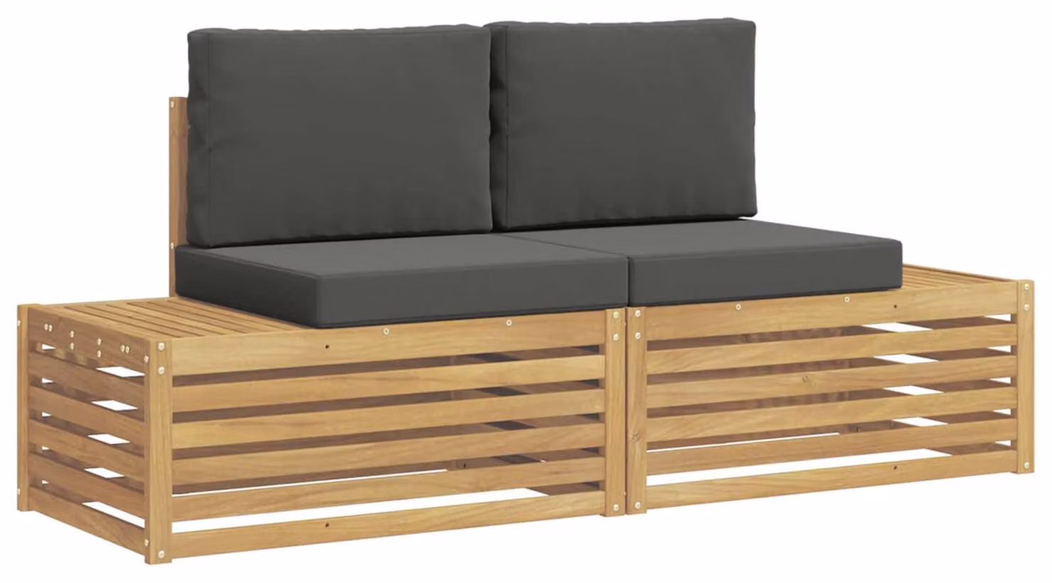 Set di divani componibili, 3 pezzi, dimensioni 182,5 x 63 x 73 cm