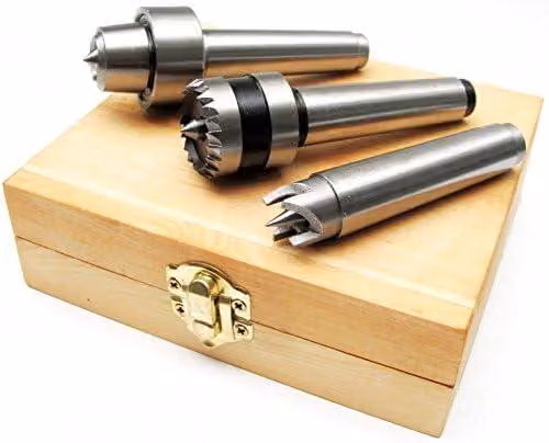 Set di 3 utensili speciali per tornio, per lavorazioni di tornitura su legno