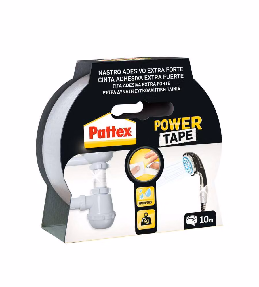 Nastro adesivo in tela Pattex Power Tape Bianco L: 50 mm, Lunghezza: 10 m