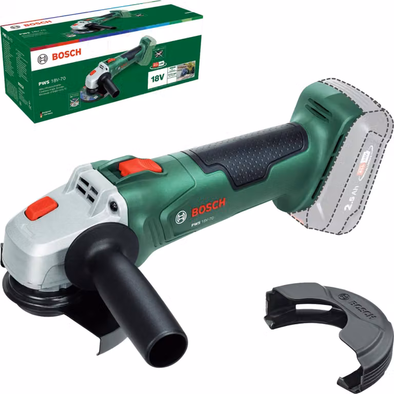 Smerigliatrice angolare a batteria PWS 18V-70