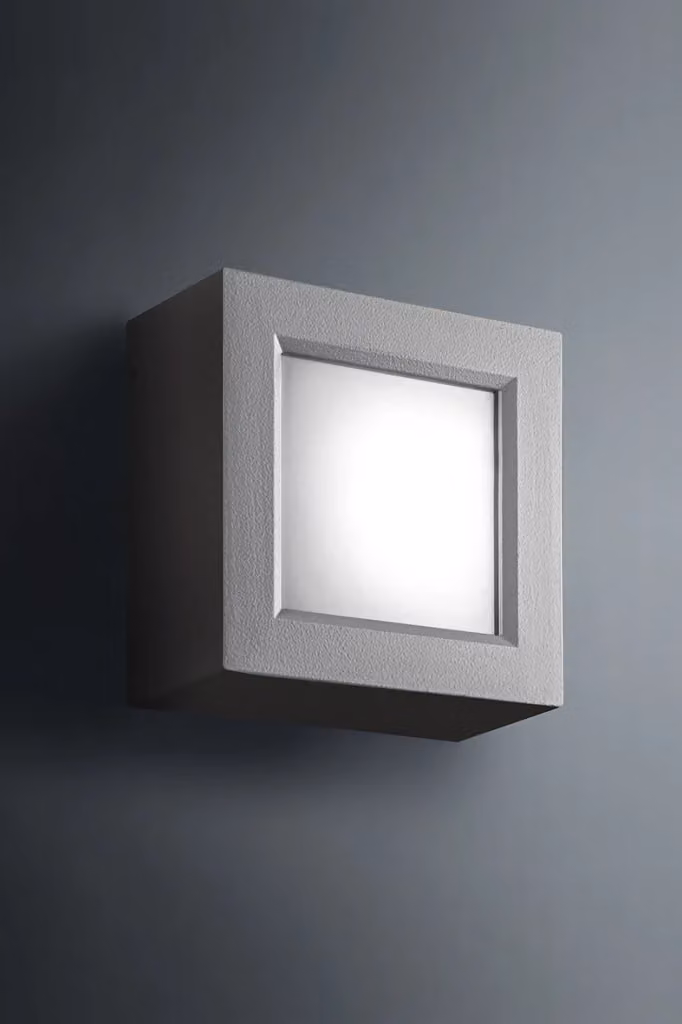 Rossini Illuminazione Applique e Plafoniera LED ENTER Bianca 8,7W 4000K IP65 Quadrata per Esterni – 2