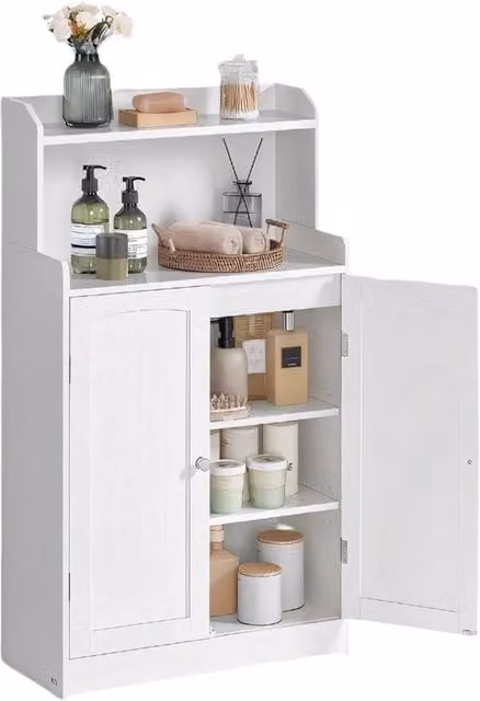 Cassettone per bagno - 2 ante - pannelli regolabili - MDF - 30 x 60 x 100 cm
