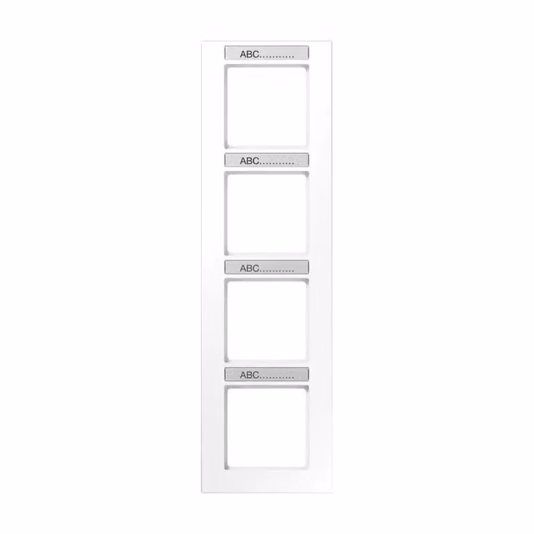 Jung AC584BFNAWW Cornice con campo di scrittura 9 x 55 mm