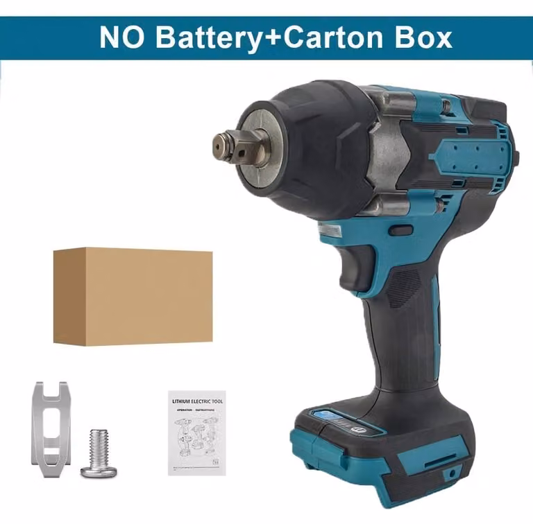 Avvitatore a impulsi - Avvitatore a batteria - 1800 Nm - Motore brushless - 18 V - 7000 giri/min - Attacco quadrato da 1,27 cm - Senza batteria e adattatore