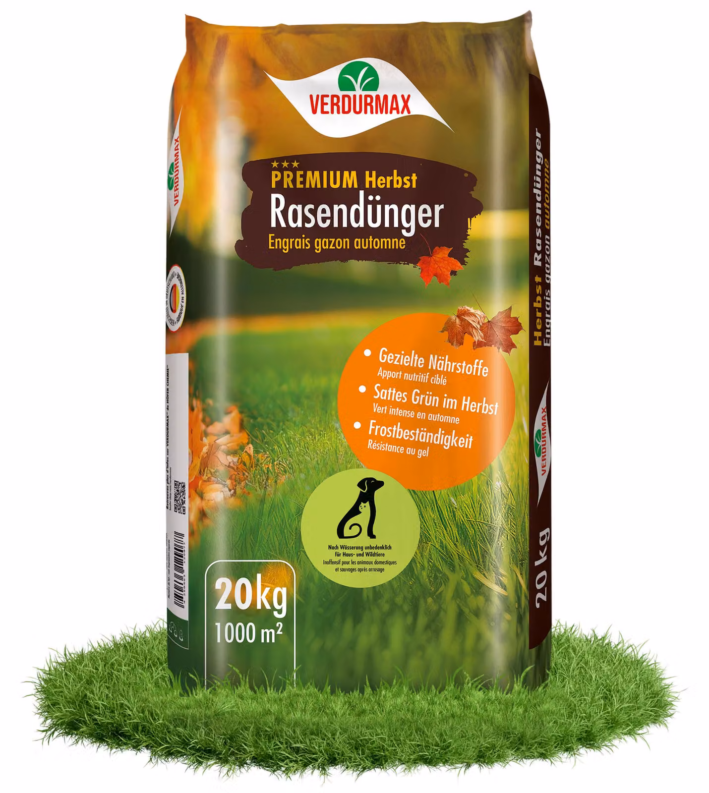 20 kg di concime autunnale VERDURMAX® Premium per prato