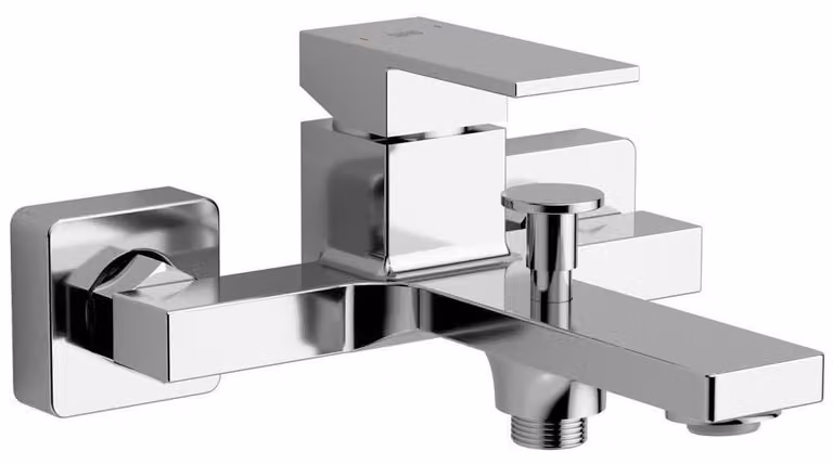 Miscelatore da parete per vasca CUBEMIX, cromo