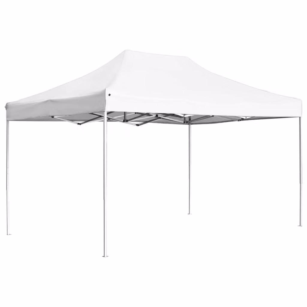 Maison Exclusive - Tenda da festa professionale, pieghevole, in alluminio, 4,5x3 metri, bianca
