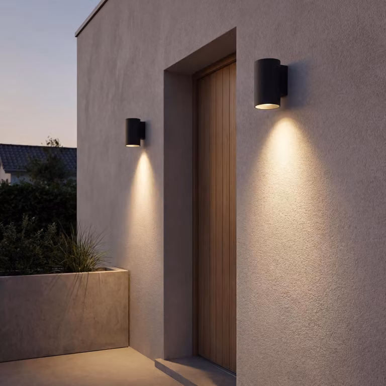 LEDS C4 Cosmos, faretto esterno - 36 W, luce bianco caldo, 2367 lm, grado di protezione IP66, colore grigio